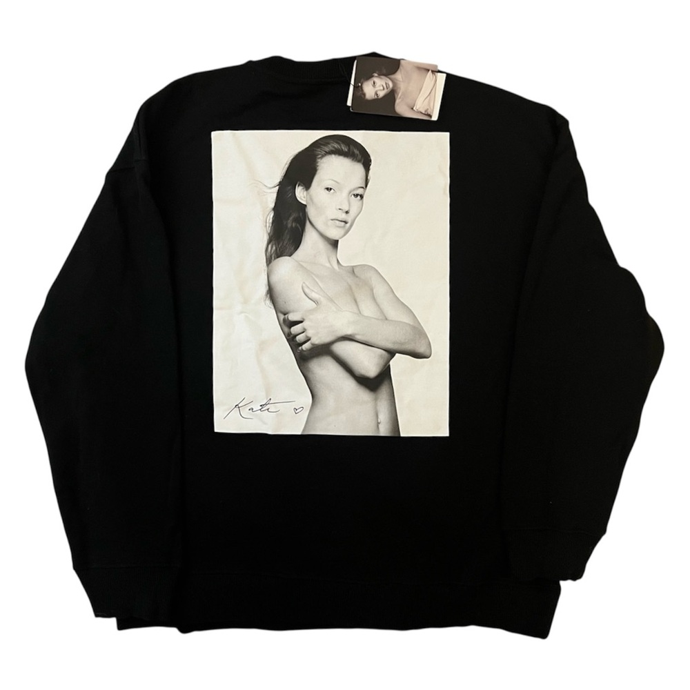 NWT Limited Edition Kate Moss x Zara Iconic Image by Terry O’Neill Sweatshirt
